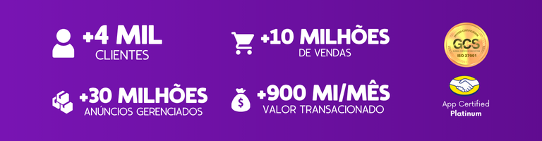 Banner de Métricas e Certificações - Mobile